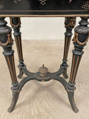 Ebonised jardinière