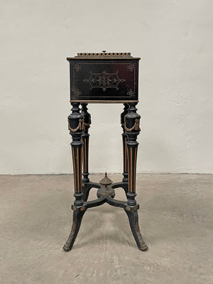 Ebonised jardinière