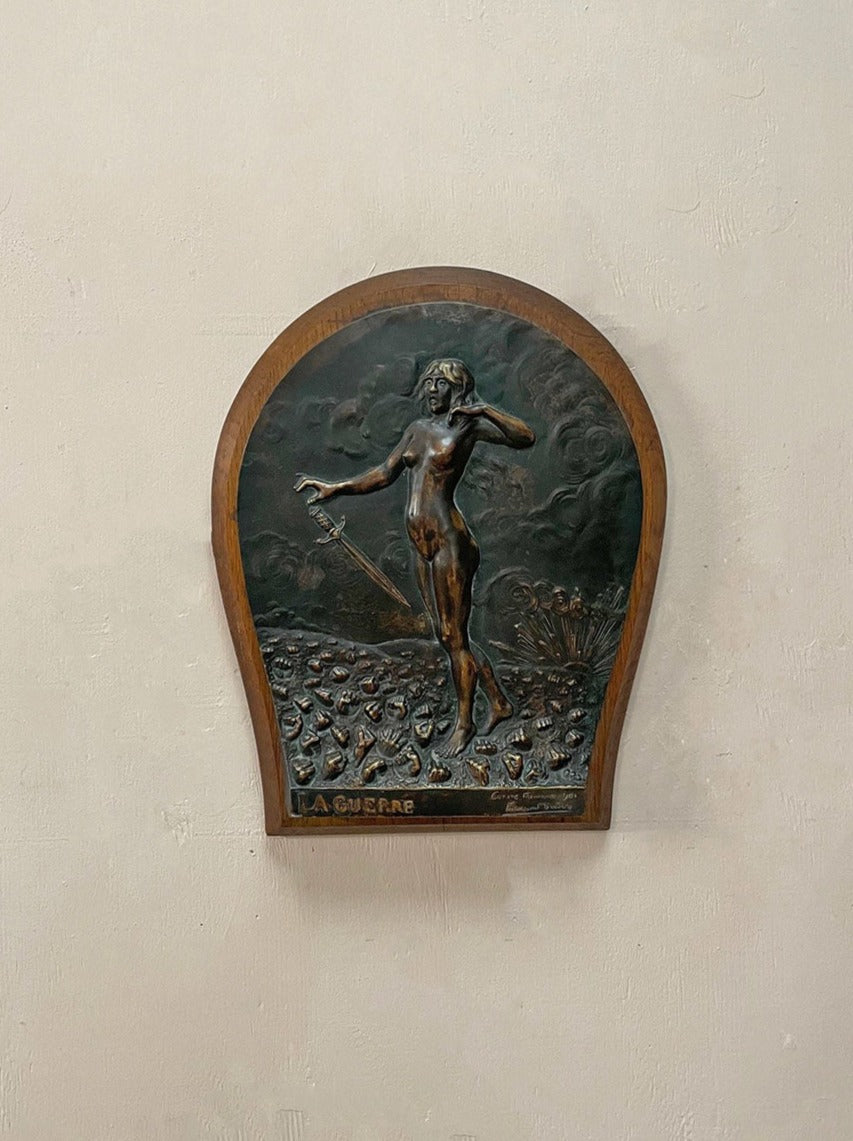 Bronze wall plaque