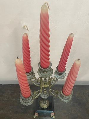 Pair of 19th century candelabras
