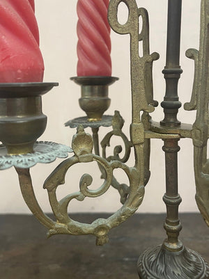 Pair of 19th century candelabras