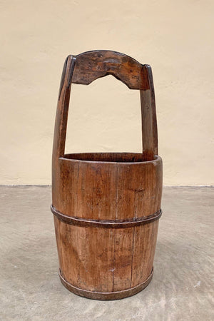 Wooden well bucket