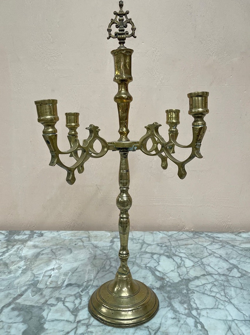 Brass candelabra - The French House York