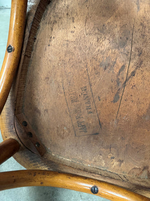 Near pair of bentwood bistro chairs