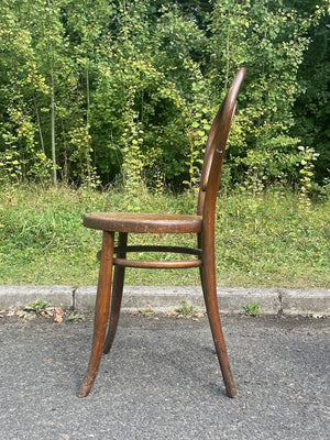 Two bentwood bistro chairs (priced individually)