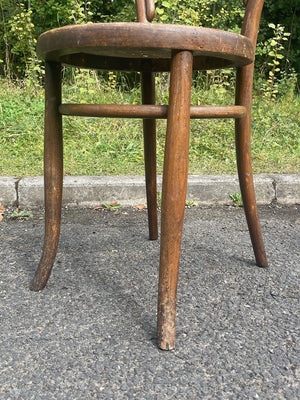 Two bentwood bistro chairs (priced individually)