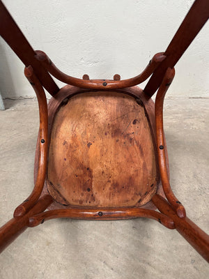 Near pair of bentwood bistro chairs