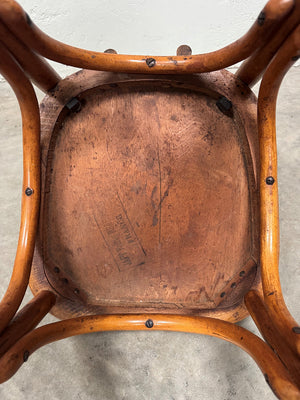 Near pair of bentwood bistro chairs