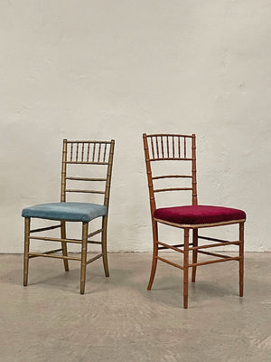 2 faux bamboo occasional chairs (each)