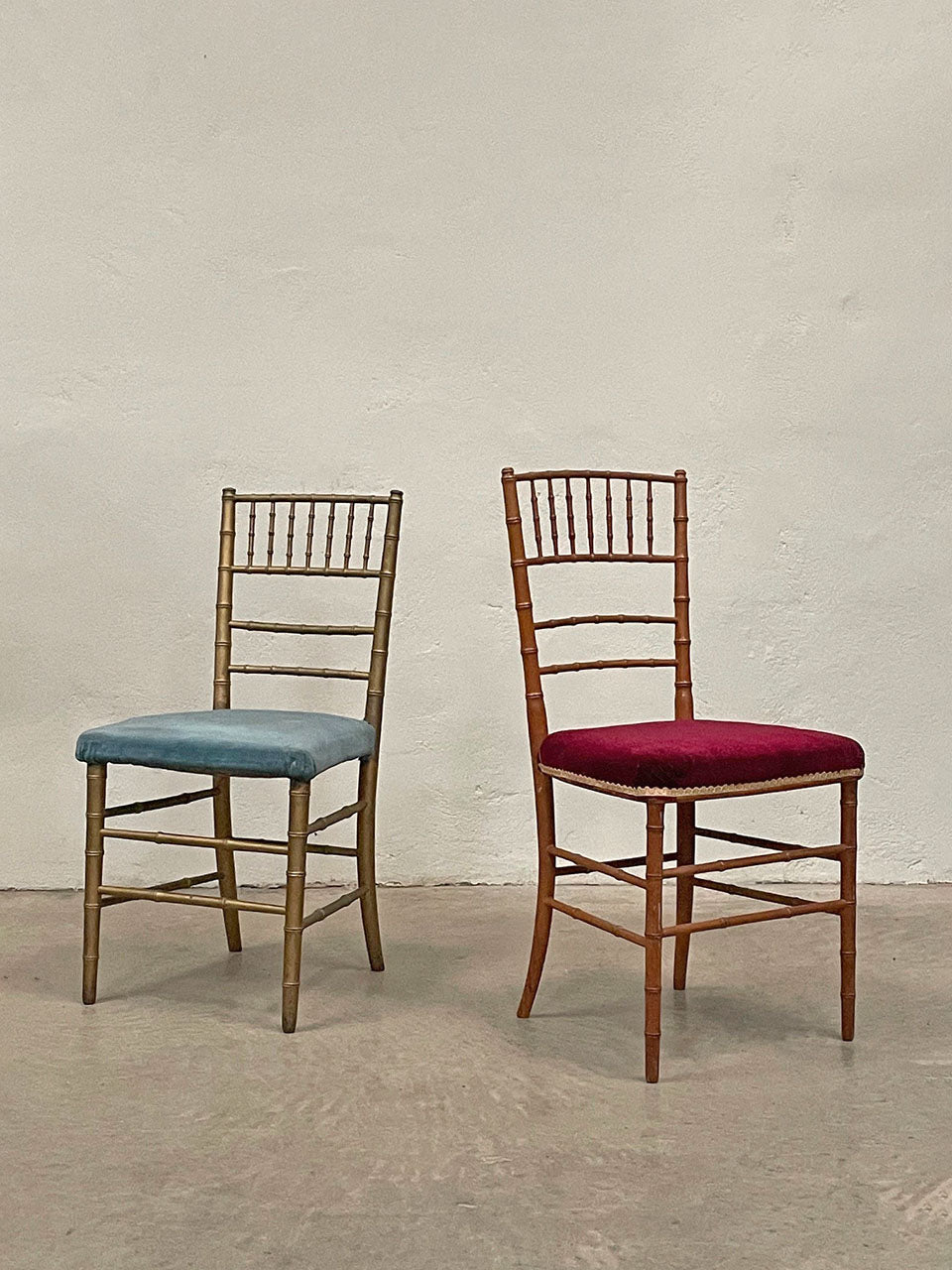 Faux bamboo chairs outlet