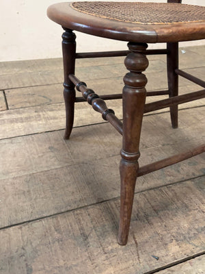 Cane seat occasional chairs (each) (Reserved)