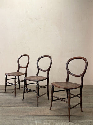 Cane seat occasional chairs (each) (Reserved)