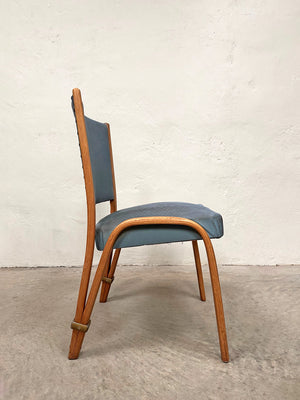 Set of 5 mid century chairs