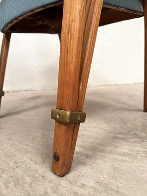 Set of 5 mid century chairs