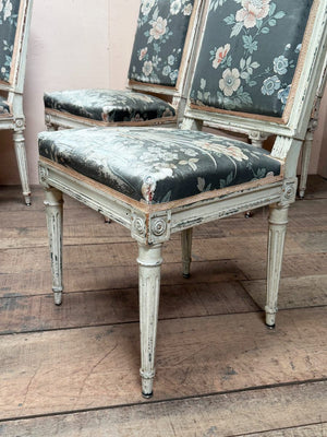 Set of 6 Louis XVI dining chairs