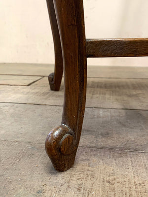 Set of 6 rush seat dining chairs (each)