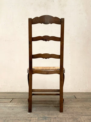 Set of 6 rush seat dining chairs (each)