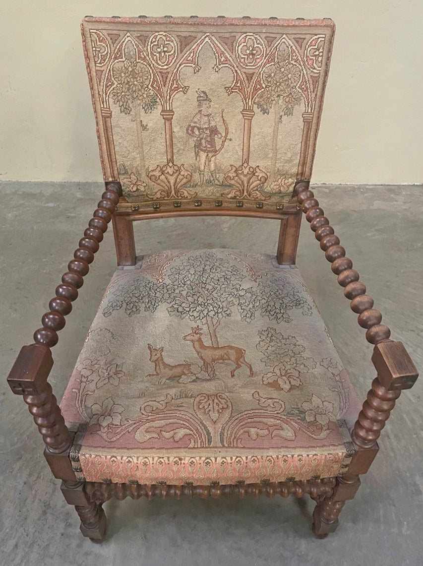 Large size bobbin carver chair 'as is'