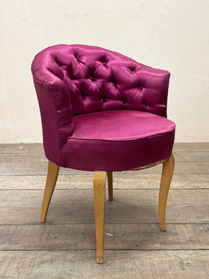 Pair of boudoir chairs 'as is'