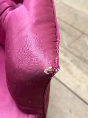 Pair of boudoir chairs 'as is'