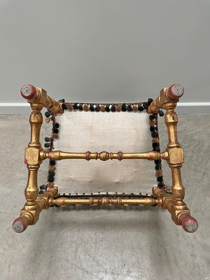 Petite gilded chair