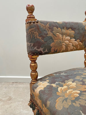 Petite gilded chair