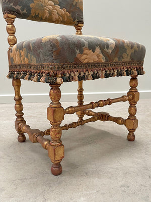 Petite gilded chair