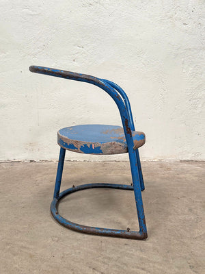 Child's blue chair (Reserved)