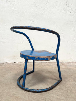Child's blue chair (Reserved)