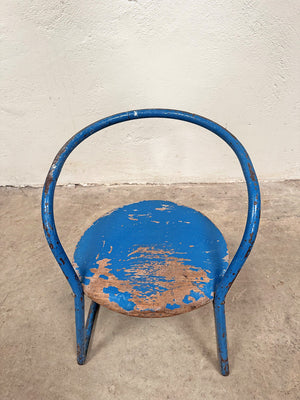 Child's blue chair (Reserved)