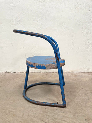 Child's blue chair (Reserved)