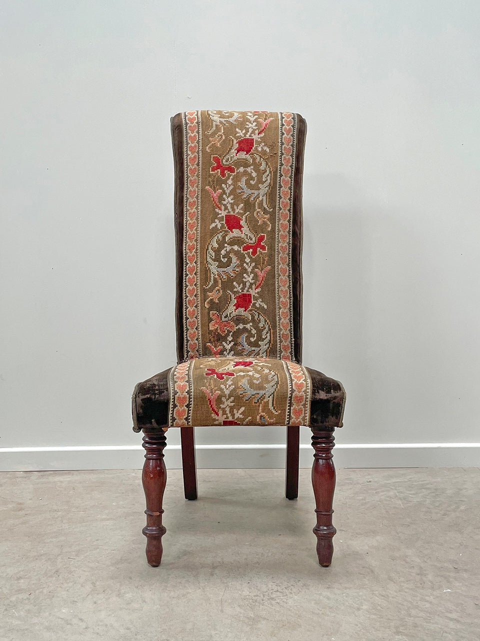 Tall back fireside chair 'as is'