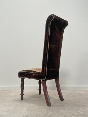 Tall back fireside chair 'as is'