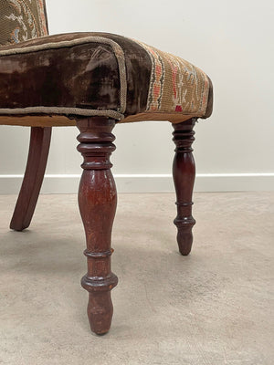 Tall back fireside chair 'as is'