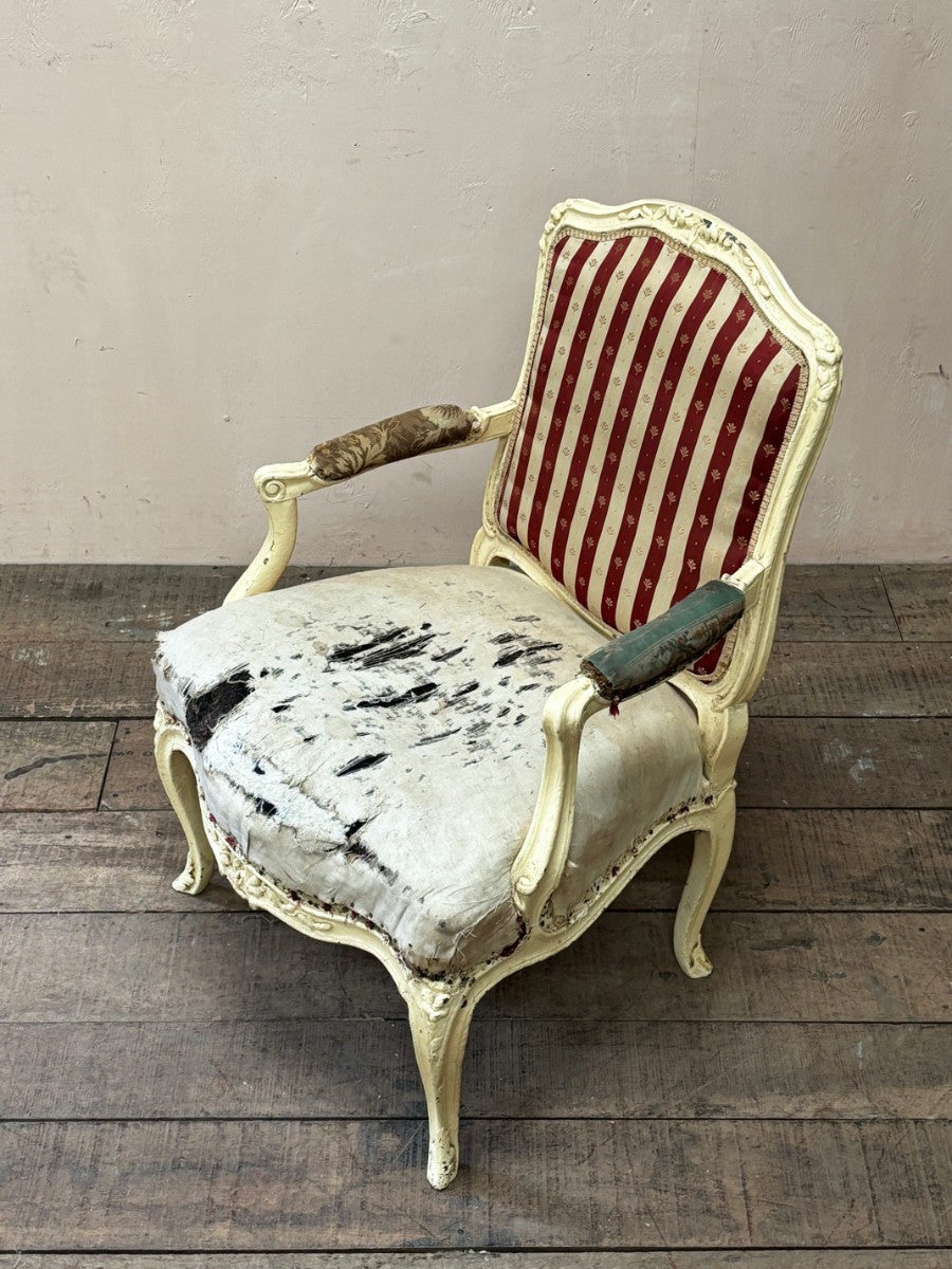 Period Louis XV armchair 'as is'