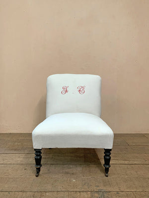 Monogrammed pillow chair