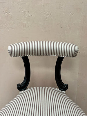 Napoleon III chair with skirt