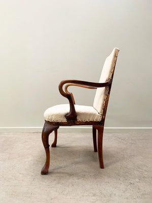 Regency open arm chair for re-upholstery 'as is'