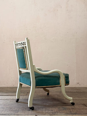 Painted bedroom chair