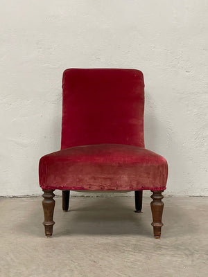 Scroll back slipper chair 'as is' (Reserved)