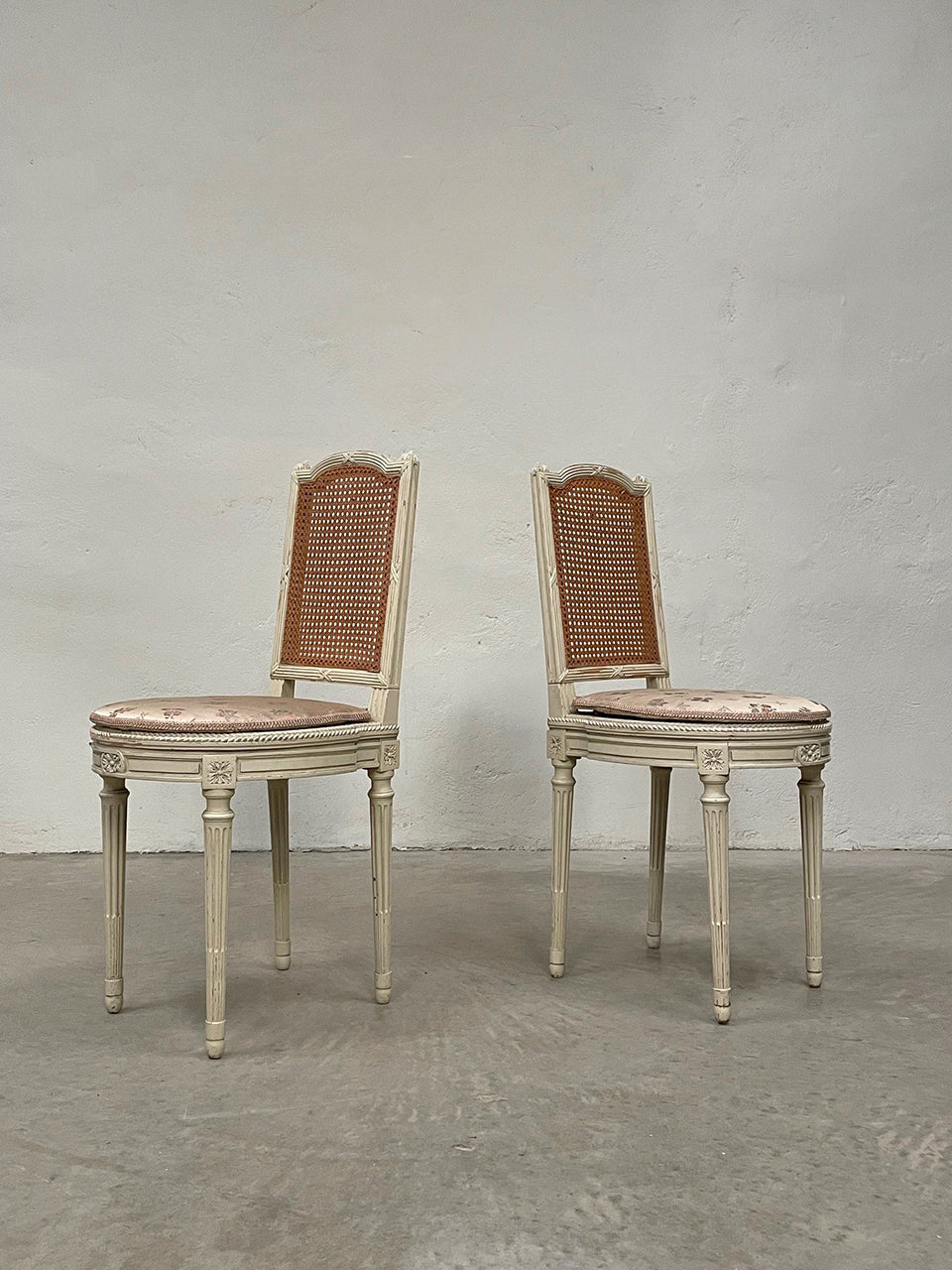 Pair of petite bedroom chairs