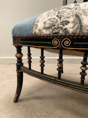 Pair of low salon chairs