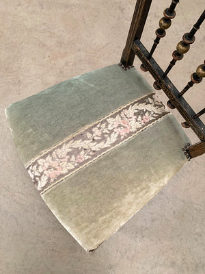 Pair of low salon chairs