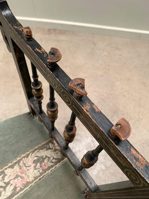 Pair of low salon chairs