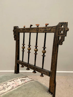 Pair of low salon chairs