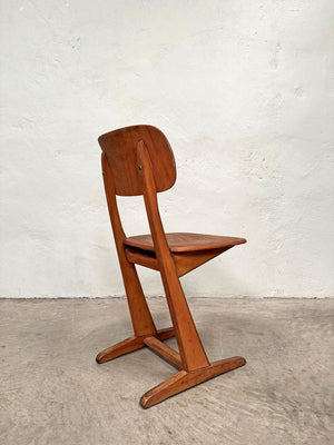 Pair of Mid century wooden chairs