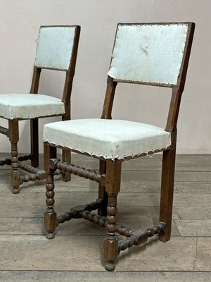 Pair of oak chairs 'as is'