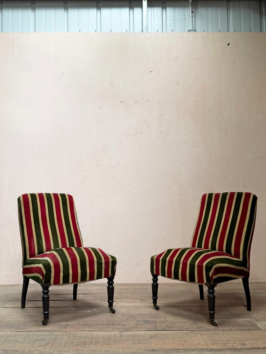 Pair of occasional chairs