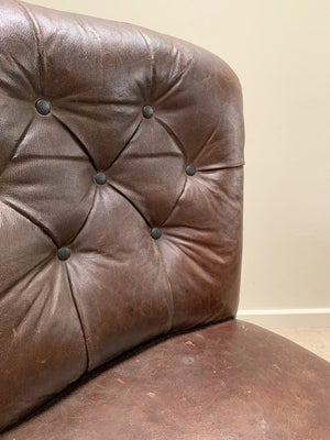 Two large leather voyeurs seats ('as is', each)