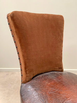 Two large leather voyeurs seats ('as is', each)